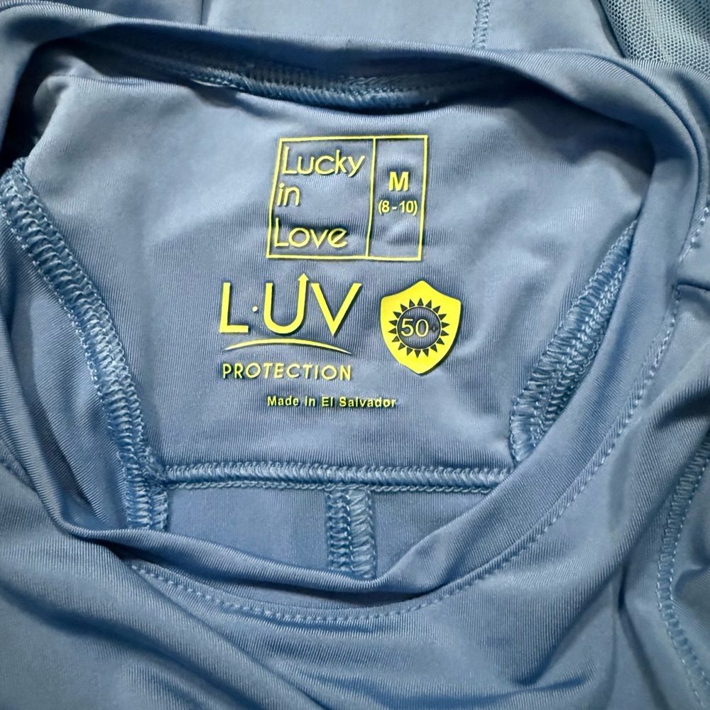 Lucky in Love Sky Blue L.UV Protection Top